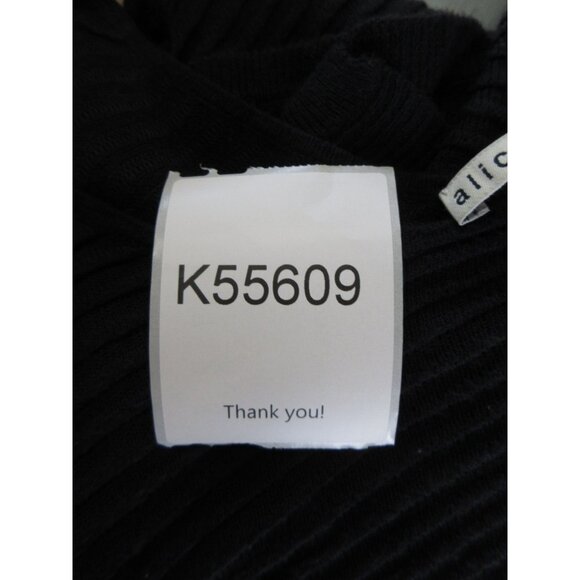 Alice Olivia Dress Medium Cashmere Blend Minimalist Asymmetrical Hem - Picture 10 of 10